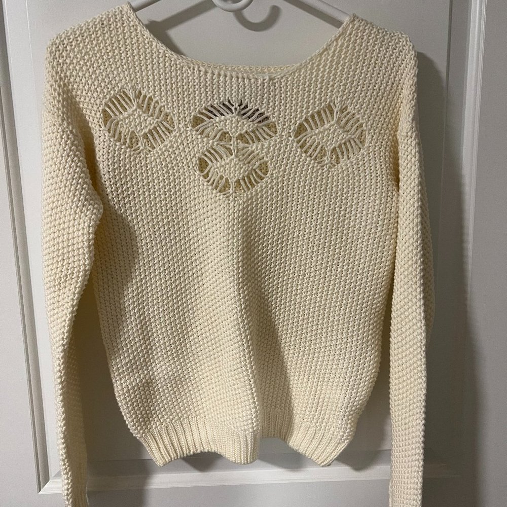 White Knit Sweater
